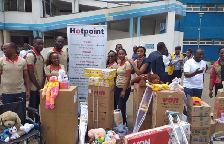 Hotpoint Appliances Donates TV Sets for Children with Cancer at Kenyatta National Hospital