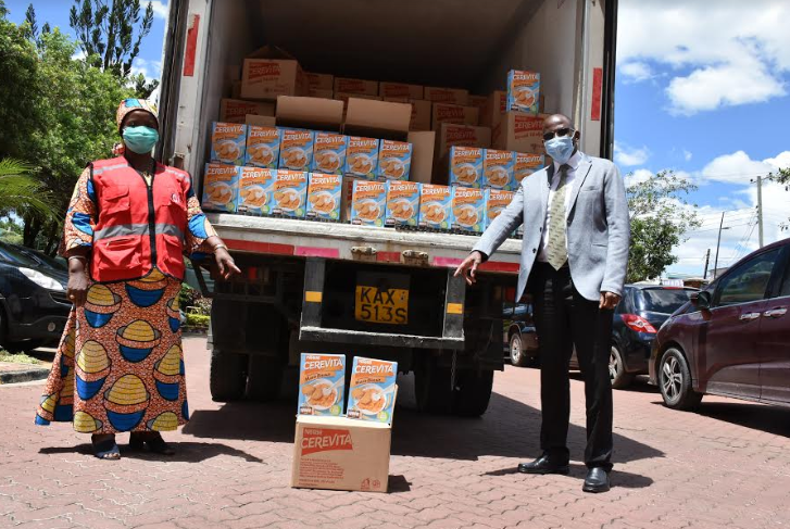  Nestlé partners with Kenya Red Cross to distribute breakfast cereals to vulnerable households in Nairobi