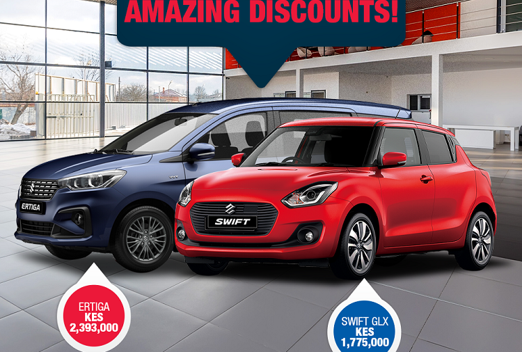 Suzuki By Toyota Kenya Offers a discount and Free check-up