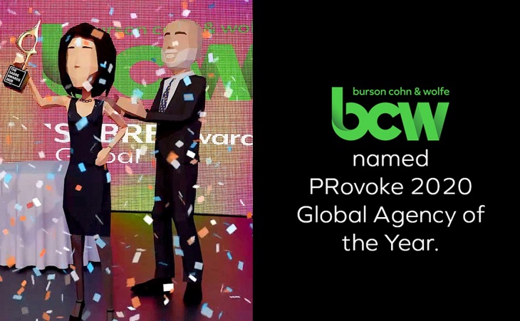  BCW Named PRovoke Global Agency Of The Year For 2020