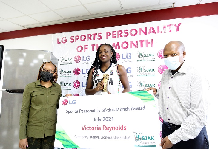  Victoria Reynolds named LG Sports Personality for the month of July