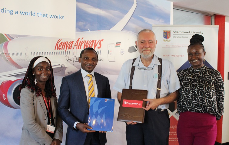  Kenya Airways Partners With Strathmore For Innovation