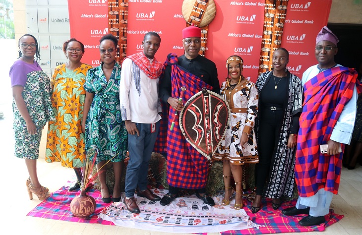 Colorful African Attires Displayed By UBA Bank Kenya On Africa Day