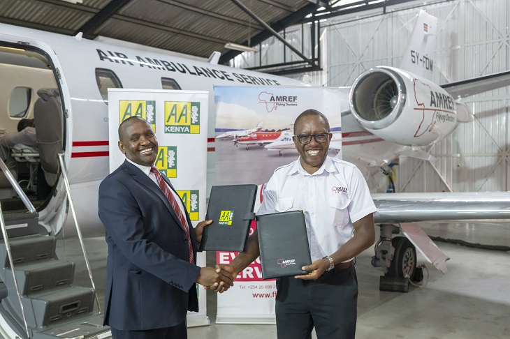  AMREF Flying Doctors To Save Motorist Lives With AA Kenya