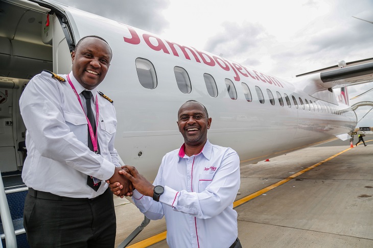 Jambojet’s New Dash 8-400 Aircraft Takes To The Skies
