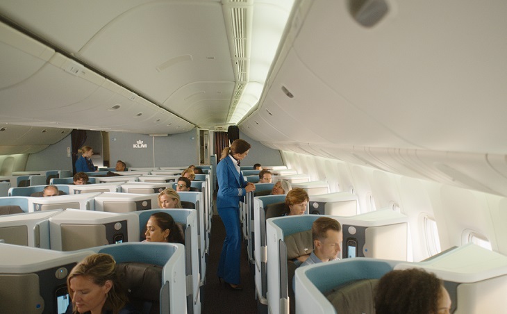  KLM Introduces World Class Seats With Sliding Doors