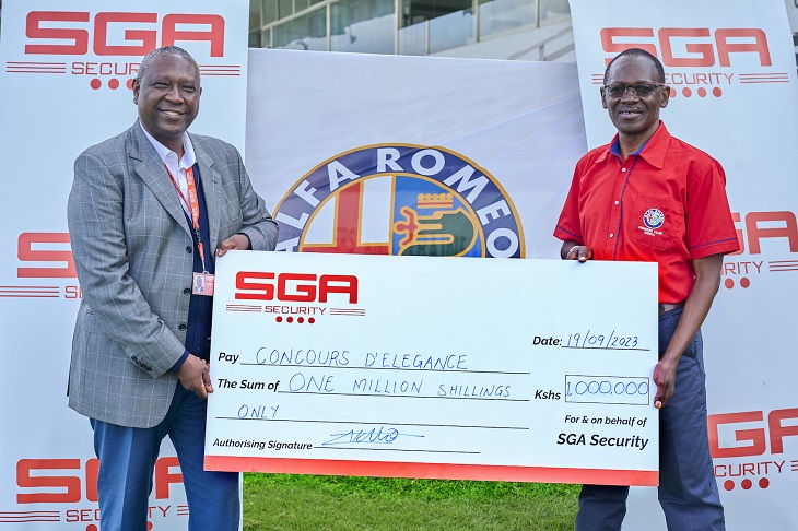 SGA Security Sponsors Africa Concours d’Elegance With Ksh 1 Million